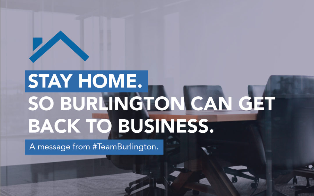 Team Burlington Launches the #STAYHOME Campaign